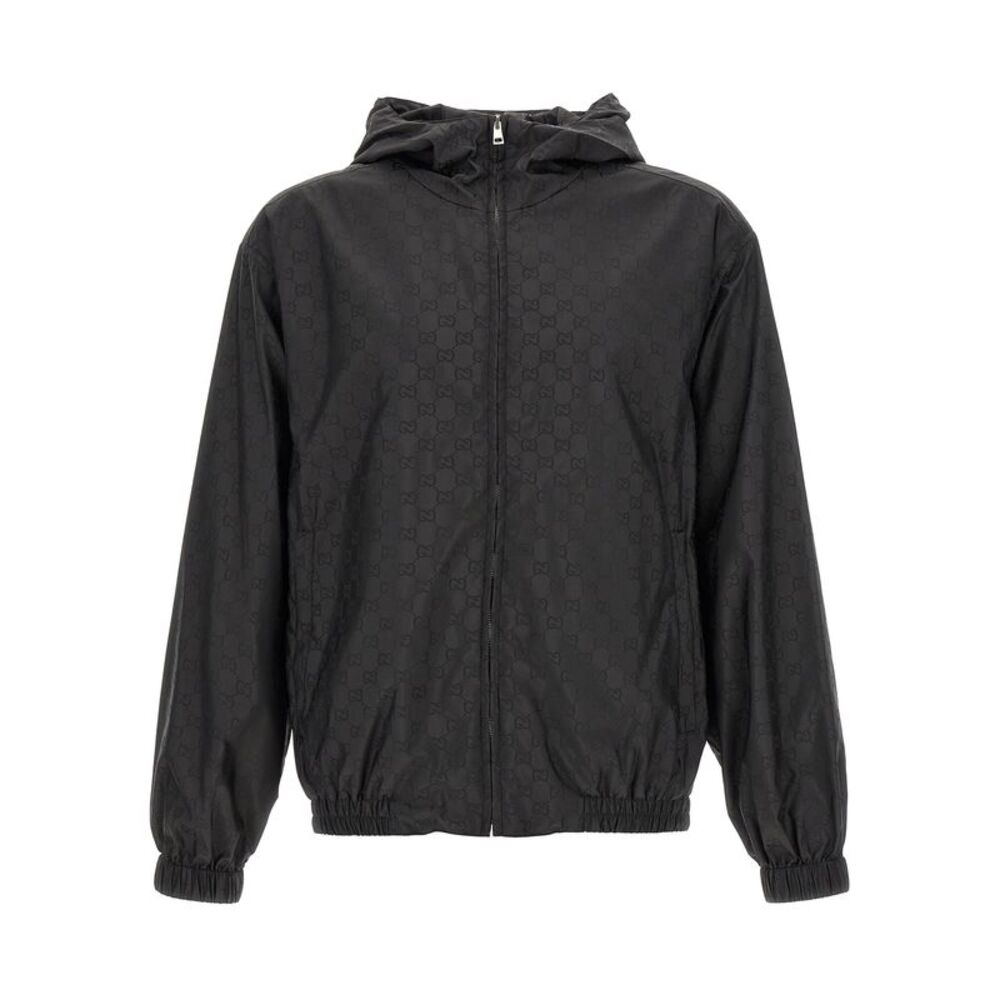 Gucci Black Polyamide Shell Men's Jacket